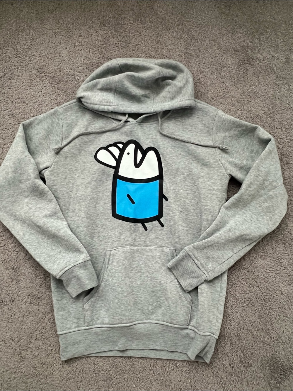 Gray Hoodie YT Ice Cream Sandwich - Men's Sweatshirt